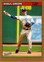 2006 Topps Bazooka Gold Chunks #32 Khalil Greene