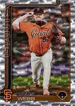 2025 Topps Silver Crackle Foilboard #242 Logan Webb