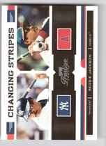 2004 Playoff Prestige Changing Stripes #CS-21 Reggie Jackson