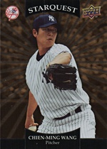 2009 Upper Deck Starquest Rare Gold Series 2 #SQ-33 Chien-Ming Wang