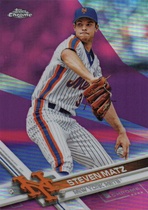 2017 Topps Chrome Pink Refractor #110 Steven Matz