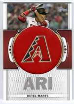2023 Topps Team Logo Commemorative Patch #TLP-KM Ketel Marte