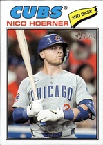 2026 Topps Heritage #28 Nico Hoerner