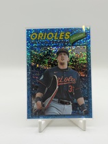 2026 Topps Heritage Chrome Light Blue Sparkle Refractor #180 Adley Rutschman