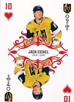 2023 Upper Deck O-Pee-Chee OPC Playing Cards #10H Jack Eichel