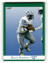 1991 Fleer Base Set #247 Barry Sanders