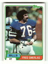 1981 Topps Base Set #201 Fred Smerlas