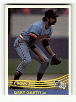 1984 Donruss Base Set #314 Gary Gaetti