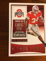2016 Panini Contenders Draft Picks #19 Carlos Hyde