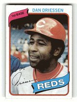 1980 Topps Base Set #325 Dan Driessen