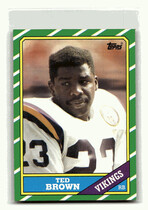 1986 Topps Base Set #295 Ted Brown