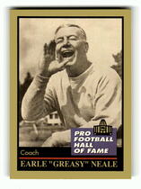 1991 ENOR Pro Football HOF #106 Greasy Neale