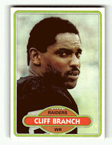 1980 Topps Base Set #85 Cliff Branch