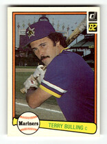 1982 Donruss Base Set #612 Bud Bulling
