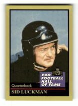 1991 ENOR Pro Football HOF #89 Sid Luckman