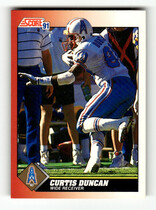 1991 Score Base Set #188 Curtis Duncan