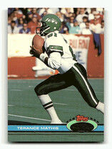 1991 Stadium Club Base Set #149 Terance Mathis