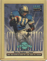1998 Leaf Rookies and Stars Standing Ovation #4 Barry Sanders