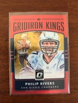 2016 Donruss Optic Gridiron Kings Red #10 Philip Rivers