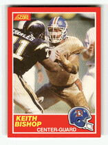 1989 Score Base Set #158 Keith Bishop