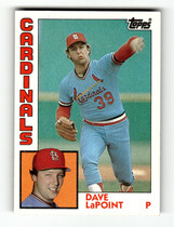 1984 Topps Base Set #627 Dave LaPoint