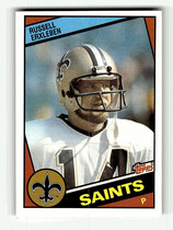 1984 Topps Base Set #301 Russell Erxleben