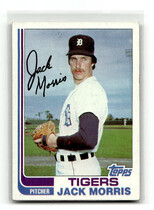 1982 Topps Base Set #450 Jack Morris