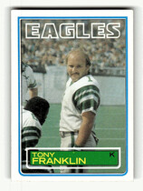1983 Topps Base Set #139 Tony Franklin
