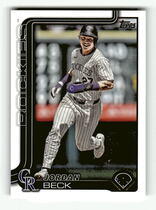2025 Topps Base Set #139 Jordan Beck