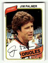 1980 Topps Base Set #590 Jim Palmer