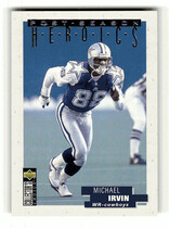1995 Upper Deck Collectors Choice Update Post Season Heroics #18 Michael Irvin