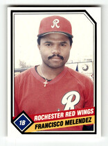 1989 CMC Rochester Red Wings #3 Francisco Melendez