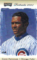 2003 Playoff Portraits Beige #118 Corey Patterson