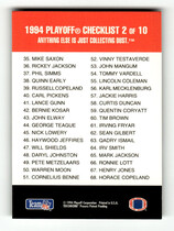 1994 Playoff Checklists #2 Kerry Cash
