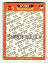 1989 Pro Set Super Bowl Logos #5 Super Bowl V