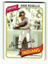 1980 Topps Base Set #122 Dave Rosello