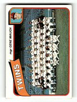 1980 Topps Base Set #328 Gene Mauch