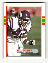 1989 Topps Base Set #88 D.J. Dozier