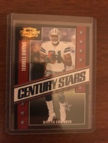 2007 Donruss Threads Century Stars Gold #12 Terrell Owens