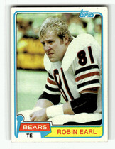 1981 Topps Base Set #501 Robin Earl