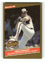 1986 Donruss Highlights #44 Joe Cowley