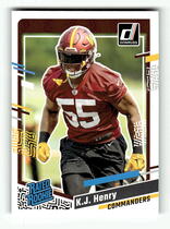 2023 Donruss Base Set #400 K.J. Henry