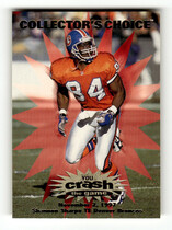 1997 Upper Deck Collectors Choice Crash the Game #17 Shannon Sharpe