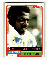 1981 Topps Base Set #520 Fred Dean