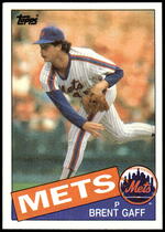 1985 Topps Base Set #546 Brent Gaff