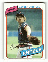1980 Topps Base Set #337 Carney Lansford
