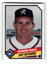 1989 CMC Richmond Braves #16 Jeff Wetherby