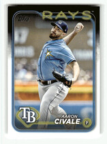 2024 Topps Base Set #170 Aaron Civale