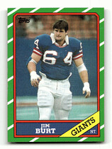1986 Topps Base Set #149 Jim Burt
