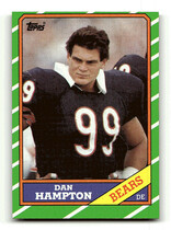 1986 Topps Base Set #22 Dan Hampton